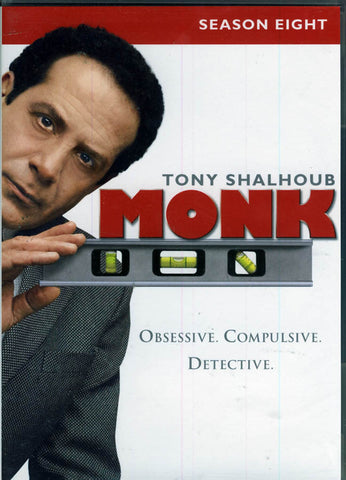 Monk - Season (8) Eight (Keep Case) (Boxset) DVD Movie 