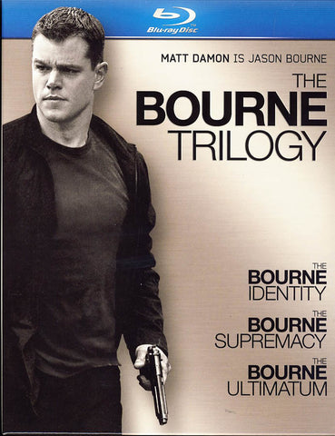 The Bourne Trilogy (Bourne Identity / Bourne Supremacy / Bourne Ultimatum) (Blu-Ray) (Boxset) BLU-RAY Movie 