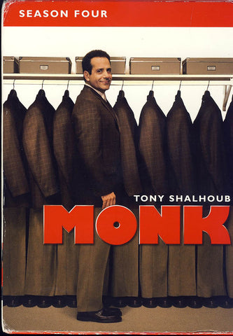 Monk - Season (4) Four (Boxset) DVD Movie 
