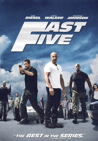 Fast Five (Limited Edition Steelbook)(Blu-ray+DVD Combo)(Bilingual) (Bluray) DVD Movie 
