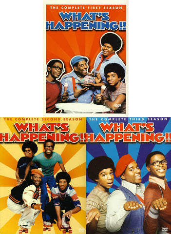 What s Happening!! - The Complete season 1,2 and 3 (3 Pack) DVD Movie 