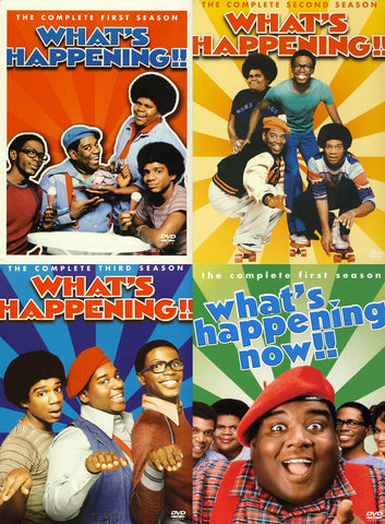 What s Happening!! - The Complete season 1, 2, 3 Plus What s Happening Now!! - Season 1 (4 Pack) DVD Movie 