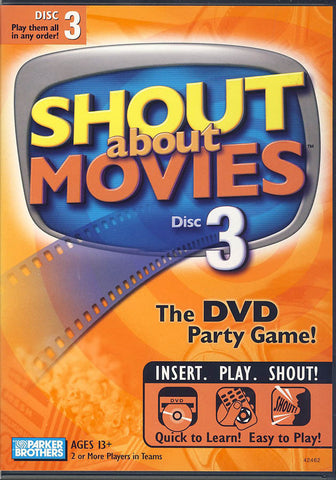 Hasbro Shout About Movies Disc 3 DVD Movie 