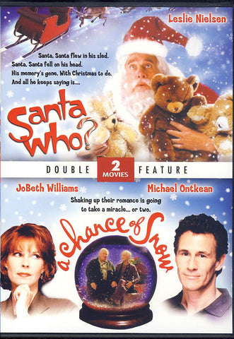 Santa Who?/A Chance of Snow (Christmas Double Feature) (Limit 1 copy) DVD Movie 