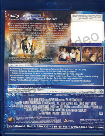 The Poseidon Adventure (Gene Hackman) (Blu-ray) (Bilingual) BLU-RAY Movie 
