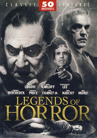 Legends of Horror (50 Movies)(Classic Features)(Boxset) DVD Movie 