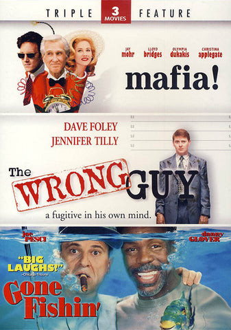 Mafia! / The Wrong Guy / Gone Fishin (Triple Feature) DVD Movie 