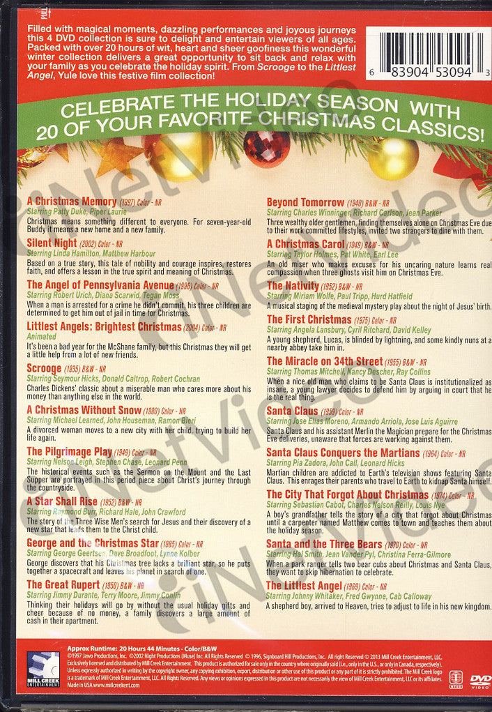 Family Holiday Gift Set 20 Movie Collection on DVD Movie