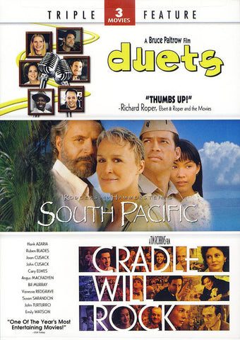 Duets / South Pacific / Cradle Will Rock (Triple Feature) DVD Movie 