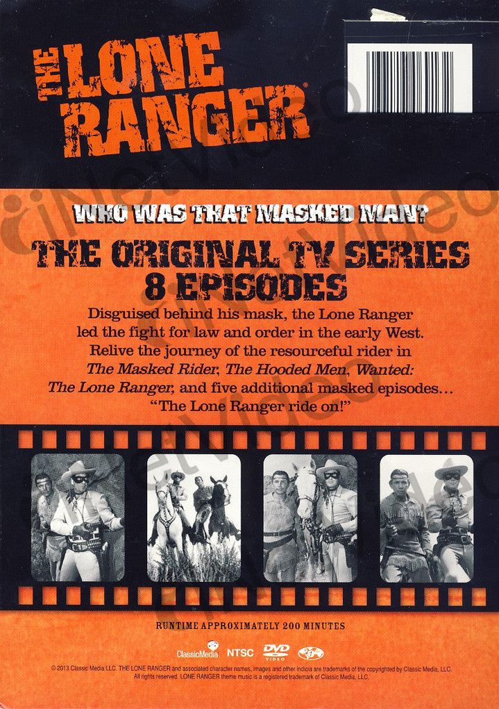 Lone Ranger Mask Man The Lone Ranger: Who Was That Masked Man? on DVD Movie