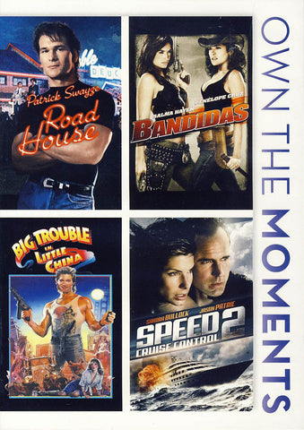 Road House/ Bandidas/ Big Trouble in Little China/ Speed 2 Cruise Control DVD Movie 