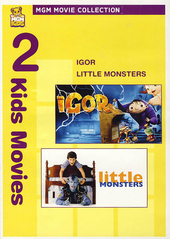 MGM 2 Kids Movies - Igor / Little Monsters DVD Movie 