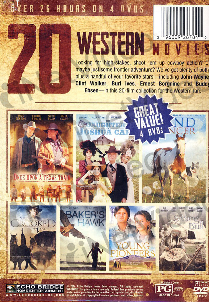 20 Movie Western Collection (Value Movie Collection) on DVD Movie