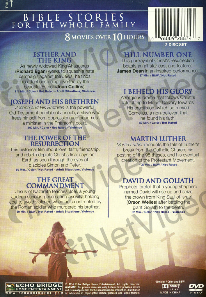 Bible Stories (The Great Commandment) (8 Movies) on DVD Movie