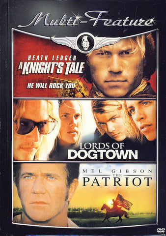 A Knight s Tale/Lords of Dogtown/Patriot (Triple Feature) DVD Movie 