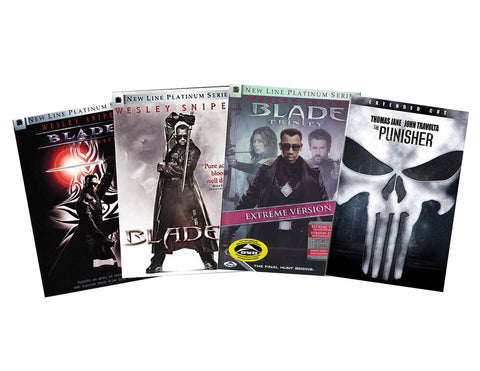 Blade Movie Pack (Included Punisher) (4 Pack) (Boxset) DVD Movie 