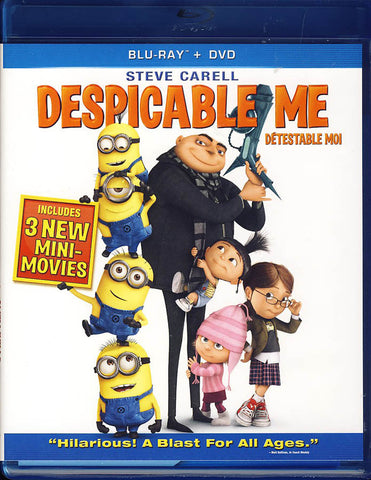 Despicable Me (Blu-ray+DVD) (Bilingual) (Blu-ray) BLU-RAY Movie 