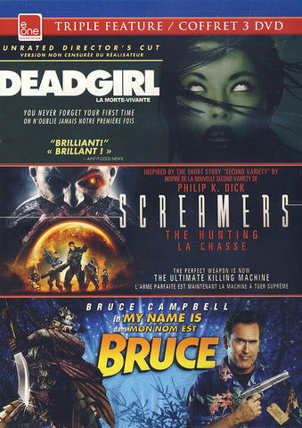 Deadgirl/Screamer: The Hunting/My Name is Bruce (Triple Feature)(Bilingual) DVD Movie 