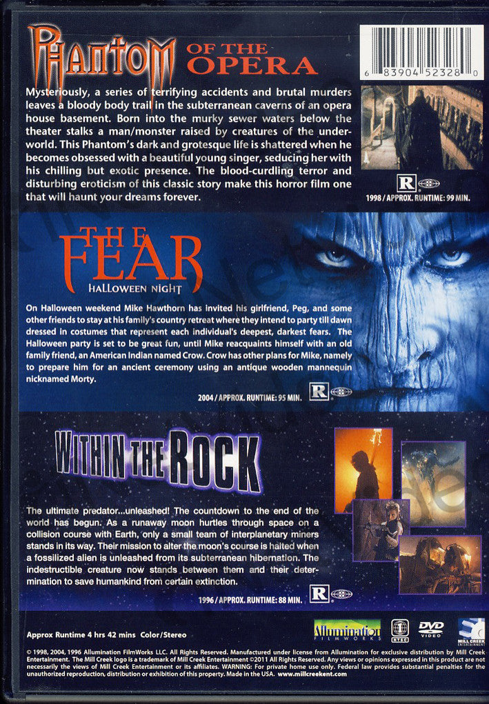Phantom of the Opera / The Fear 2 / Within the Rock - Triple