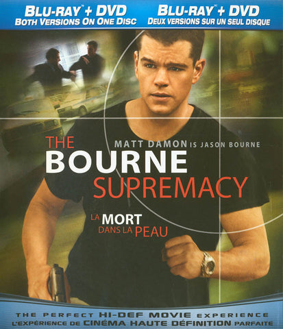 The Bourne Supremacy (Bilingual) (Blu-ray + DVD) (Blu-ray) BLU-RAY Movie 
