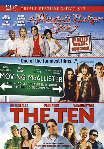 The Wendell Baker Story/Moving McAllister/The Ten (Triple Feature) DVD Movie 