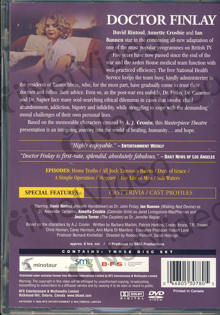 Dr Finlay: Days of Grace Set [DVD]