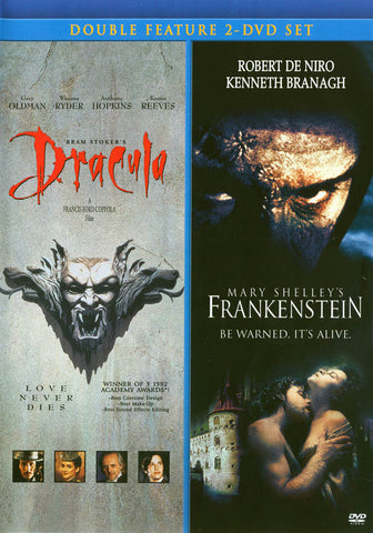Bram Stoker's Dracula/Mary Shelley's Frankenstein (Double Feature) DVD Movie 