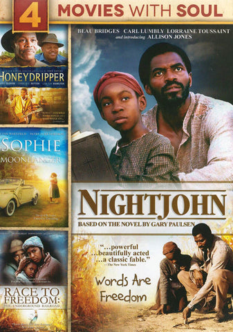 4-Movies With Soul (Honeydripper/Go Tell It on the Mountain/Sophie & the MoonHanger/Race to Freedom) DVD Movie 