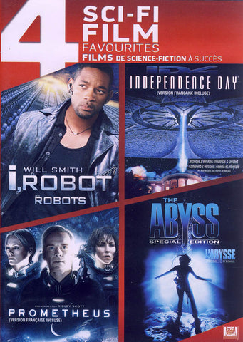 I, Robot / Independence Day/ Prometheus/ The Abyss (Bilingual) (Boxset) DVD Movie 