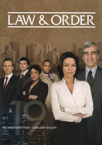 Law & Order - The Nineteenth (19) Year (2008-2009 Season) DVD Movie 