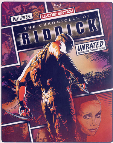 The Chronicles of Riddick (Steelbook) (Blu-ray + DVD + Digital Copy) (Blu-ray) BLU-RAY Movie 