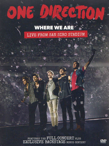 One Direction - Where We Are (Live from San Siro Stadium) DVD Movie 