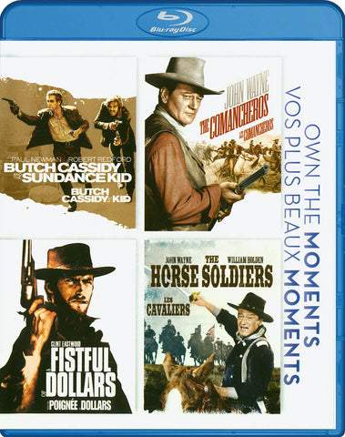 Butch Cassidy & Sundance Kid/Ten Comancheros/Fistful of Dollars/Horse Soldiers (Blu-ray) (Bilingual) BLU-RAY Movie 