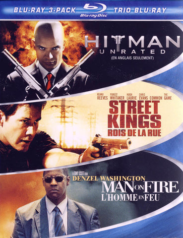 Hitman / Street Kings / Man on Fire (3 Pack) (Blu-ray) (Boxset) (Bilingual) BLU-RAY Movie 