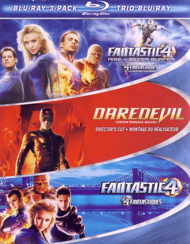 Fantastic 4 Rise of The Silver Surfer / Daredevil / Fantastic 4 (Blu-ray) (Boxset) (Bilingual) BLU-RAY Movie 