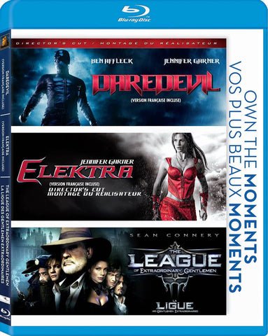 Daredevil / Elektra / The League of Extraordinary Gentlemen (Blu-ray) (Bilingual) BLU-RAY Movie 