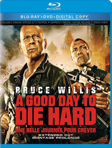 A Good Day To Die Hard (Blu-ray + DVD + Digital Copy) (Blu-ray) (Bilingual) BLU-RAY Movie 