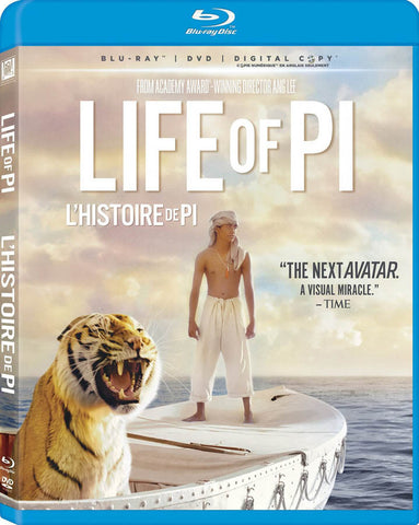 Life Of Pi (Blu-ray + DVD + Digital Copy) (Blu-ray) (Bilingual) BLU-RAY Movie 