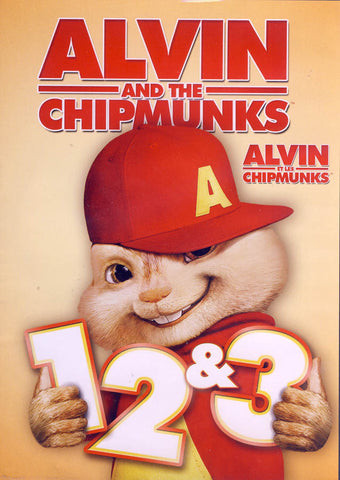 Alvin and The Chipmunk (1,2 & 3) (Bilingual) DVD Movie 