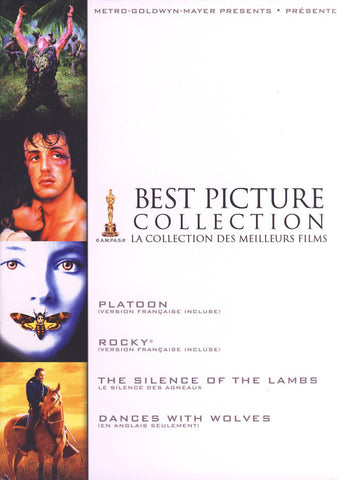 Best Picture Collection (Platoon / Rocky / The Silence of The Lambs / Dances With Wolves) (Boxset) ( DVD Movie 