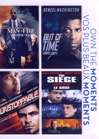 Man On Fire / Out Of Time / Unstoppable / The Siege (Boxset) (Bilingual) DVD Movie 