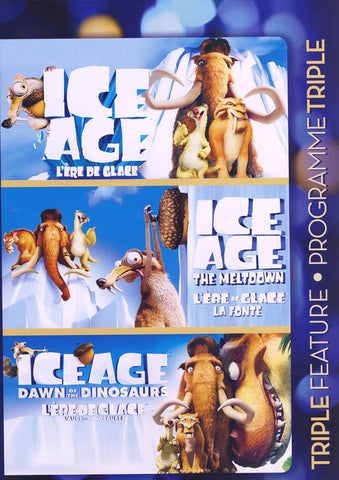 Ice Age (Ice Age / The Meltdown / Dawn of The Dinosaurs) (Bilingual) DVD Movie 