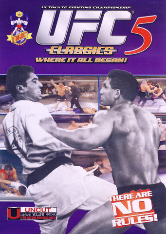 UFC - Ultimate Fighting Championship Classics - Vol. 5 (MAPLE) DVD Movie 