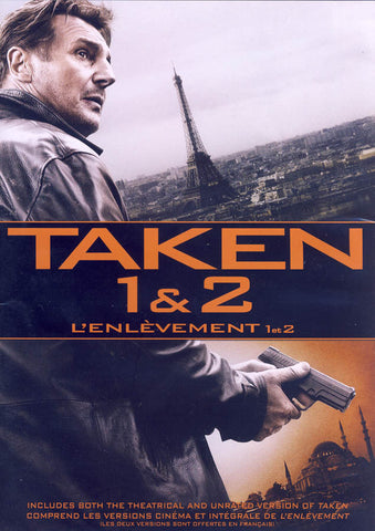 Taken ( 1 & 2 ) (Bilingual) DVD Movie 