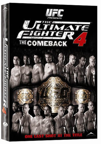 The Ultimate Fighter - 4 - The Comeback (Alliance) (Boxset) DVD Movie 