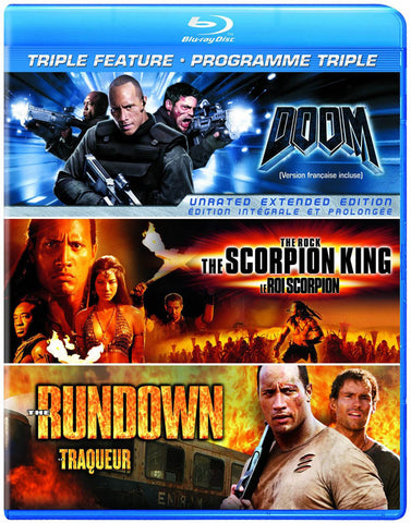 Doom / Scorpion King / Rundown (Triple Feature) (Blu-ray) (Bilingual) BLU-RAY Movie 