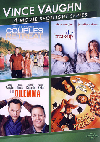 Vince Vaughn (Couples Retreat / The Break-Up / The Dilemma / Clay Pigeons) (4 Movie Spotlight Series DVD Movie 