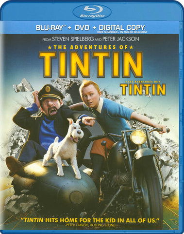 The Adventures Of Tintin (Blu-ray + DVD + Digital Copy) (Bilingual) (Blu-ray) BLU-RAY Movie 
