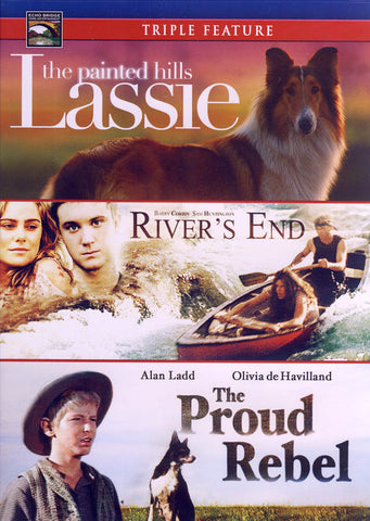 Lassie: The Painted Hills / River's End / The Proud Rebel (Triple Feature) DVD Movie 
