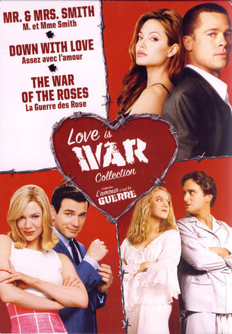 Love Is WarCollection (Mr & Mrs. Smith / Down With Love / War of the Roses) (Boxset) (Bilingual) DVD Movie 